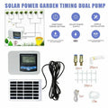 Solar Automatic Irrigation Water Drip Kit Plant Watering System Timer