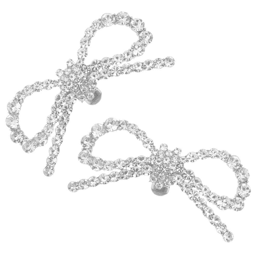 Shoe Jewelry Clips Shoes Brooches for Women Bow Shaped Decoration Knot