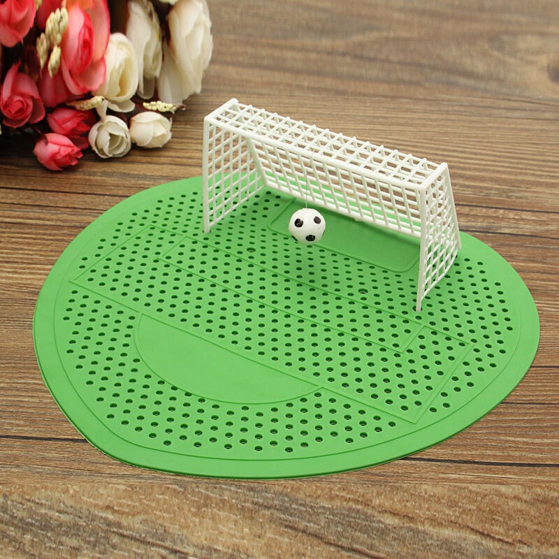 Home Garden Football Goal Design Urinal Screen Mats 5 Pack Soccer Style Mat