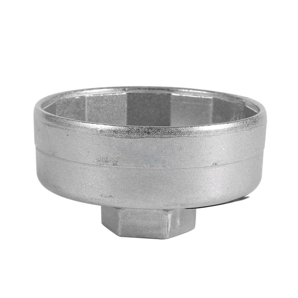 Universal 74mm 14 Flute Aluminum Oil Filter Socket Wrench Car Remover Tool