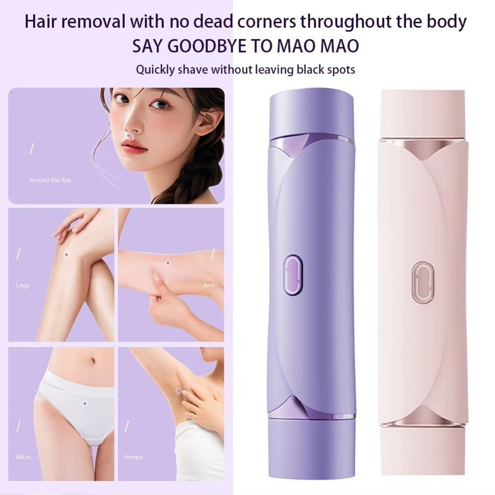 Waterproof Electric Shaver Dual Head Shaving Tool  Men Women