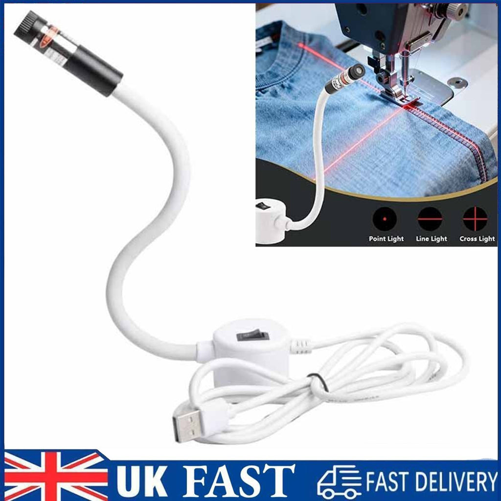 Magnetic Positioning Quilting Laser Light for Sewing Machine Straight Guide 5MW