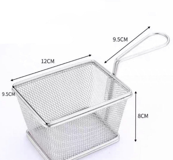 Spaghetti Pasta Scampi Noodle Basket Boiling Frying Catering Utensils