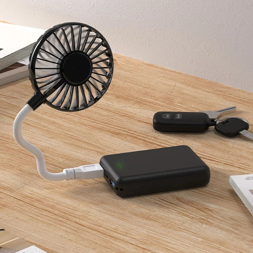 Mute Operation USB Rechargeable Fan Small Size Mini USB Fan  Laptop PC