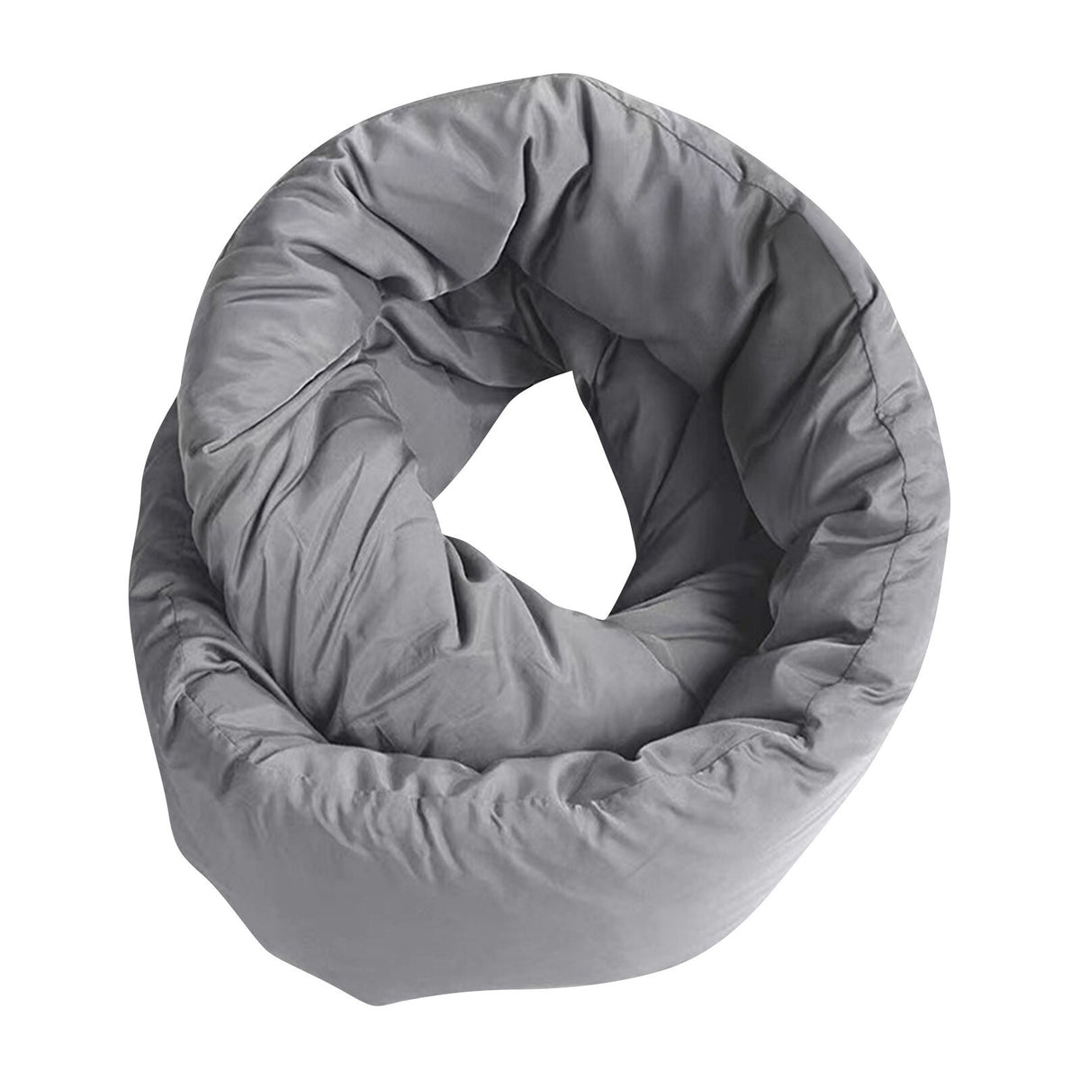 Pillow And Eye Mask - Travel Neck Pillow - Versatile Soft 360 Support Scarf -