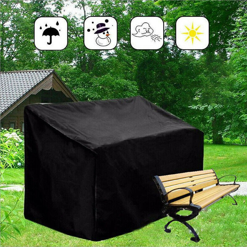 2/3/4 Seater Heavy Duty Waterproof Outdoor Garden Bench Seat Cover For Furniture