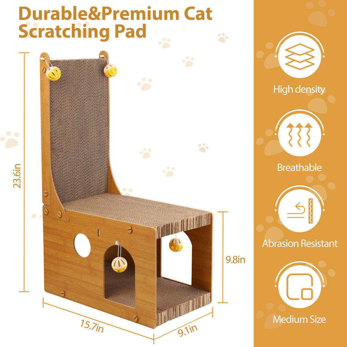Tall Cat Scratching Post & Activity Center