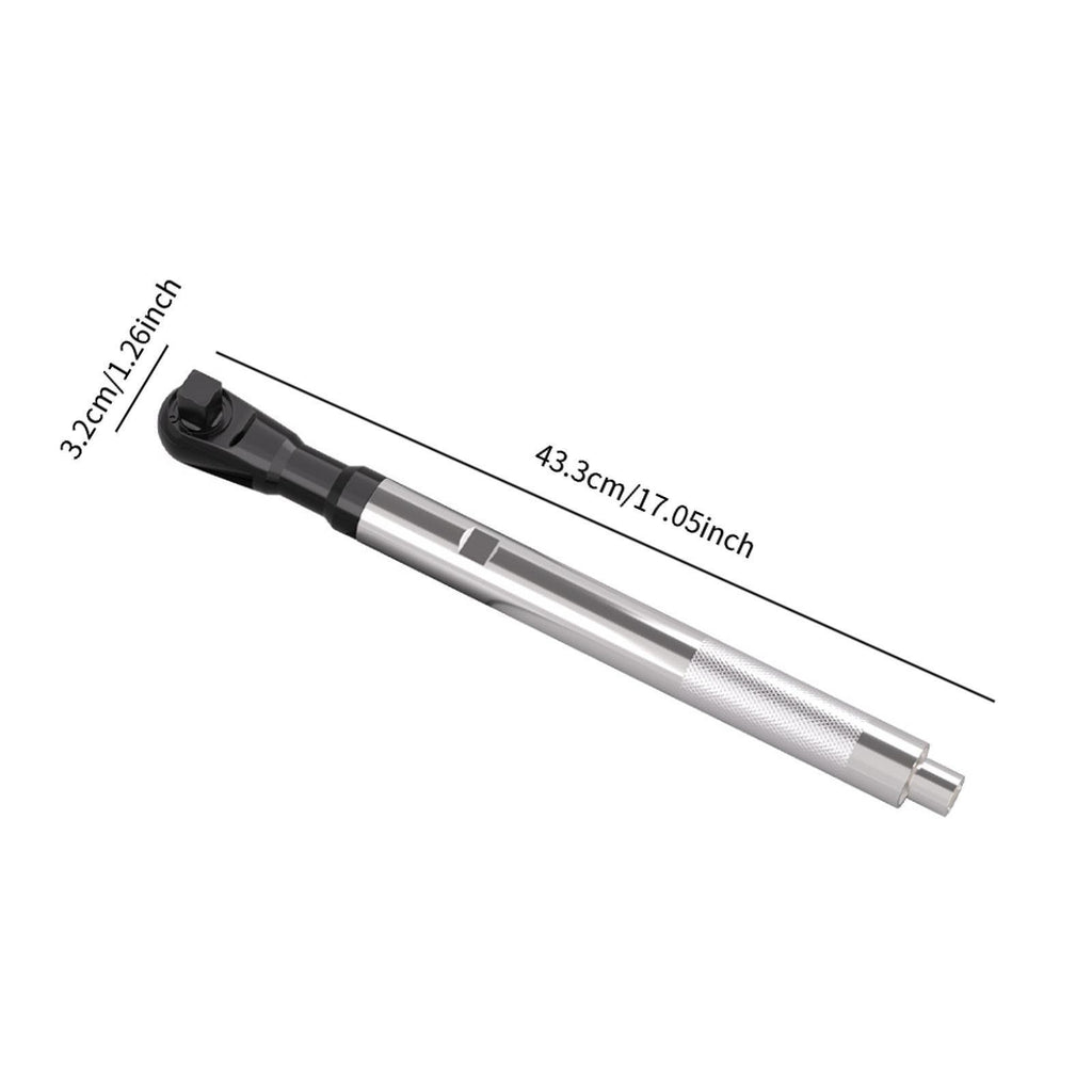 1/2"Offset Ratchet Extension Wrench Impact Handle Mechanic Repair Tools Silver