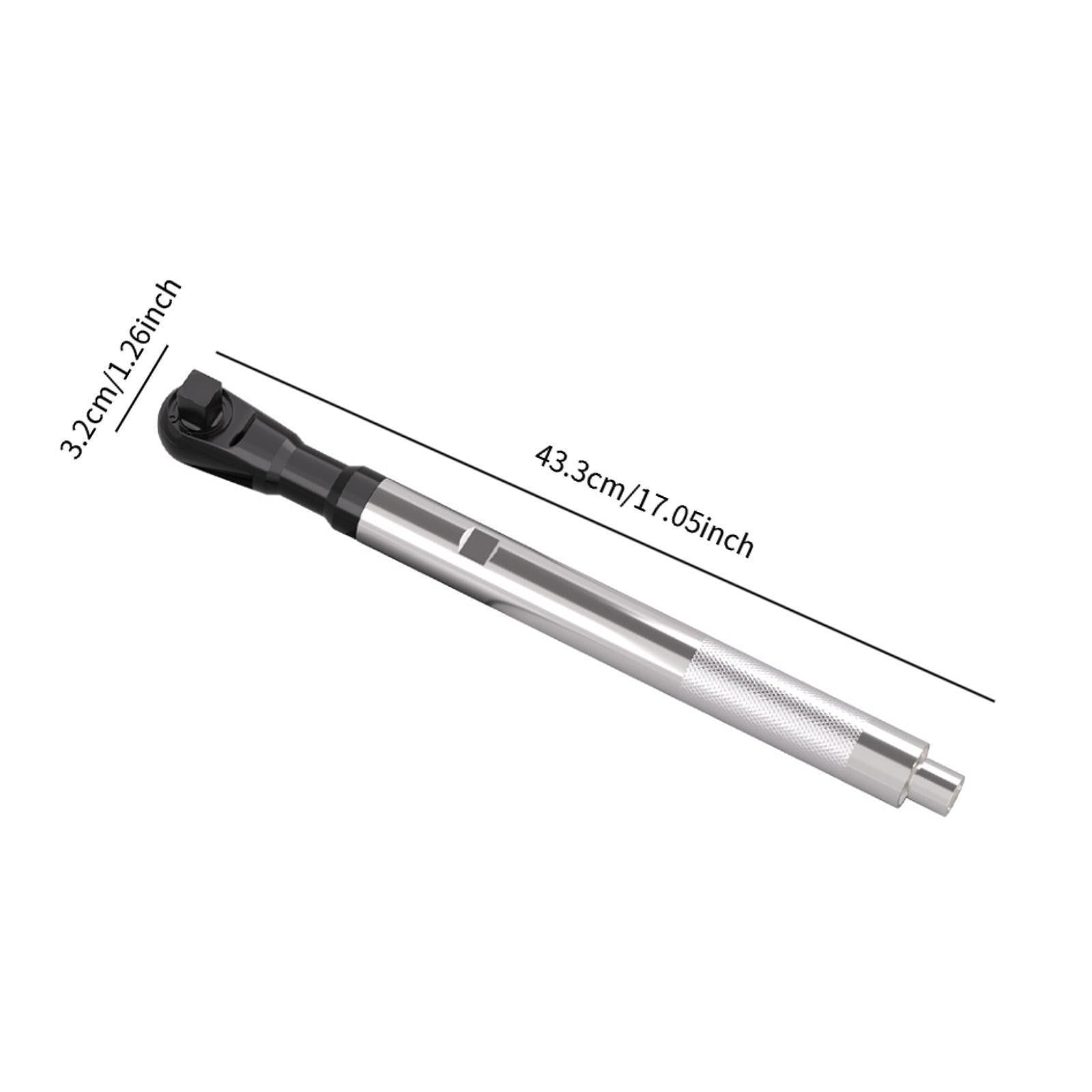 1/2"Offset Ratchet Extension Wrench Impact Handle Mechanic Repair Tools Silver