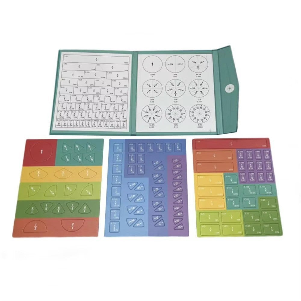Enlightenment Magnetic Fraction Learning Math Toy Math Teaching Aids  Children