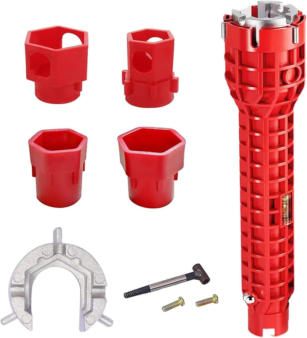 14 IN 1 Faucet Sink Wrench plumbing Tool Pipe Tap Spanner Set Bathroom Kitchen