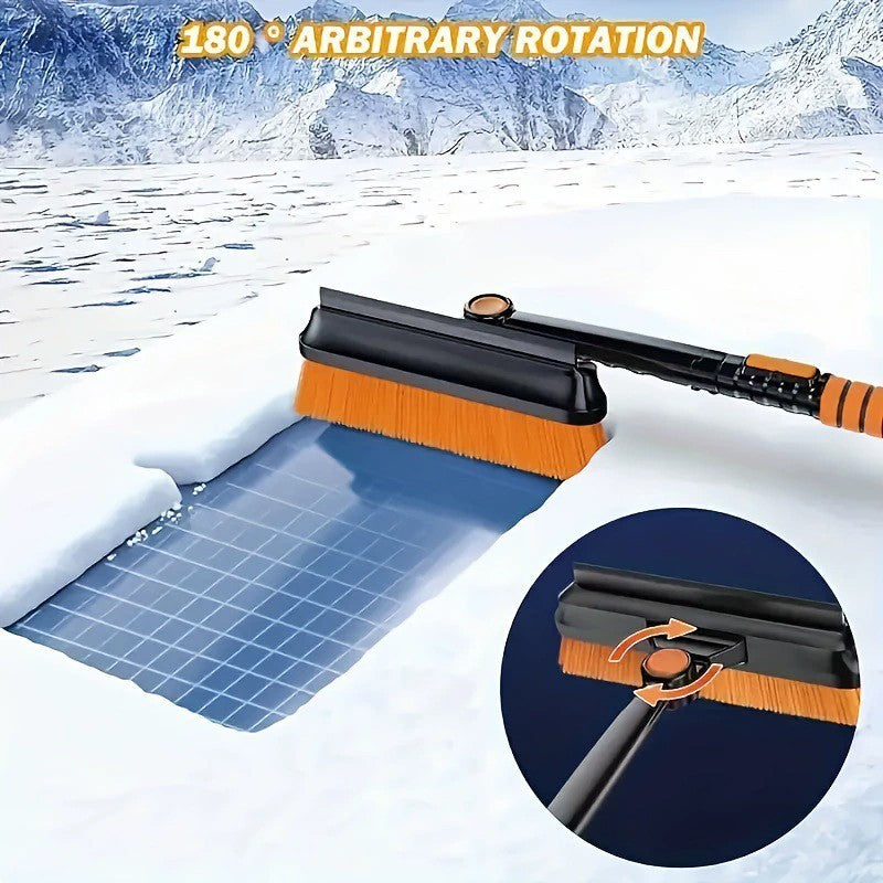 5 in 1 Snow Shovel Kit Extendable Snow Brush 180° Pivoting for Car Trucks SUV UK