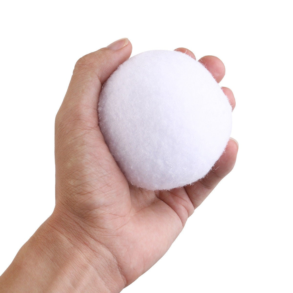 100PCS Indoor White Fake Snowballs Throwing Christmas Winter Tree Xmas Fake Snow