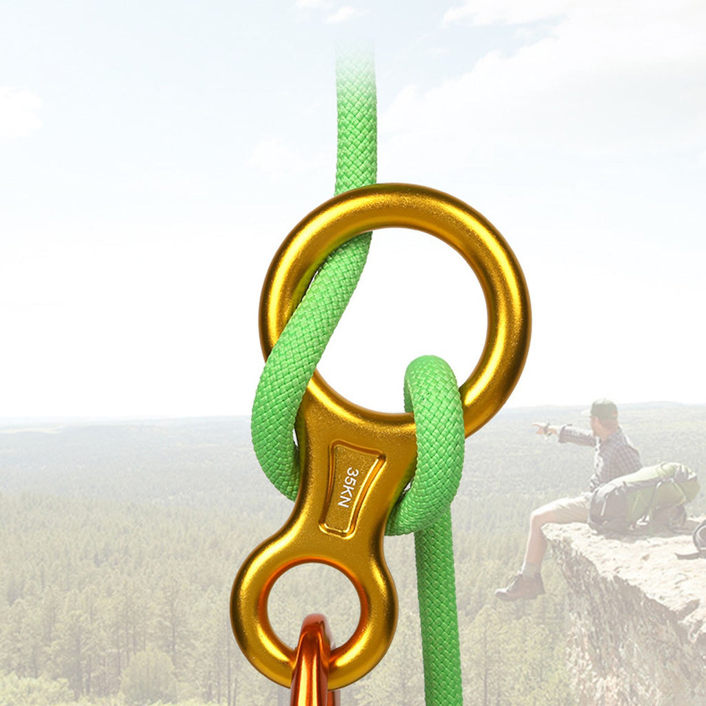 Figure 8 Descender 35KN Heavy Duty Colored Climbing Gear Downhill Equipment For