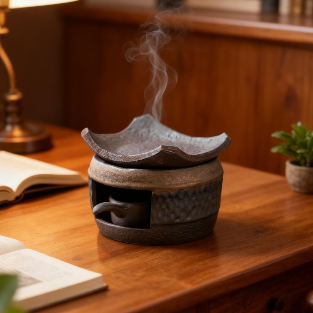 Ceramic Incense Burner Kit, Ceramic Aromatherapy,Stove Essential Oil Burner UK