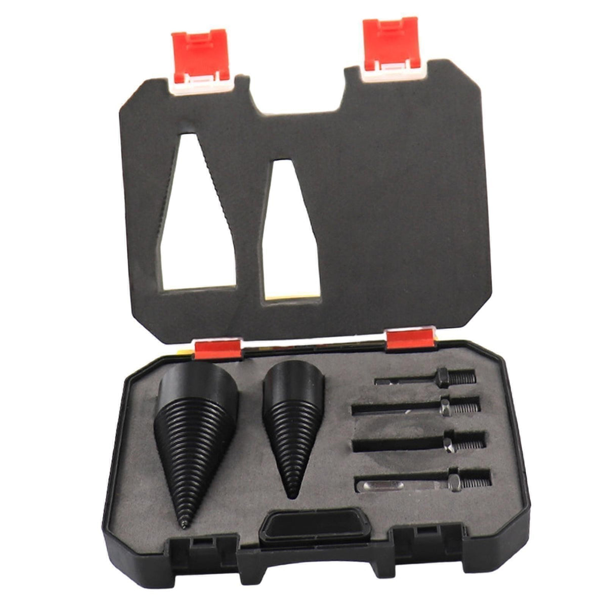 42mm Firewood Drill Bit Hex Shank Wood Cone Log Splitter Screw Splitting Driver