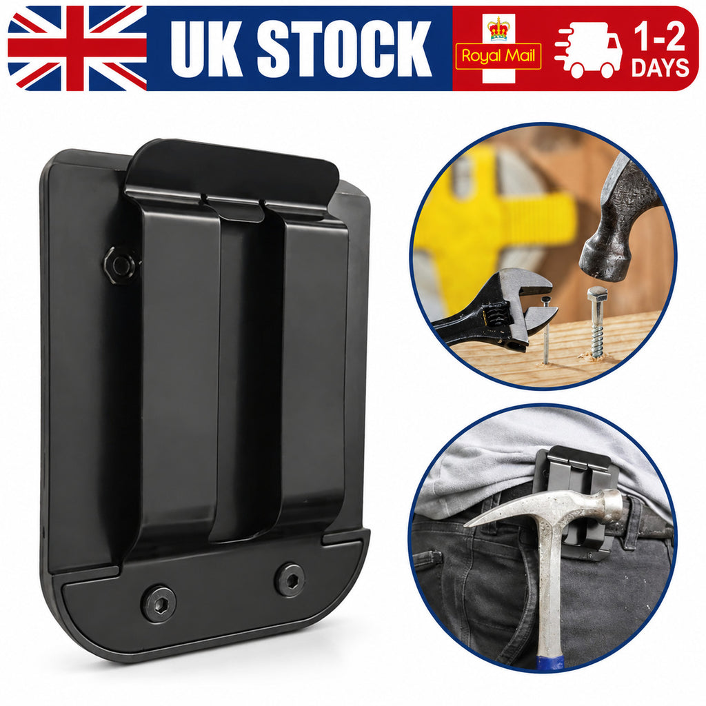 Magnetic Tool Holder Magnet Holster for Screws, Nails,Hammer Strong Clip-On Belt