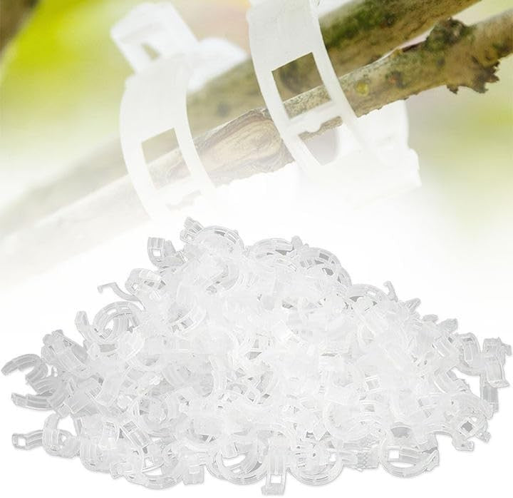 Secured Plastic Plant Clip,Plant Fixing Clips Tomato Clip for Climbing Plants