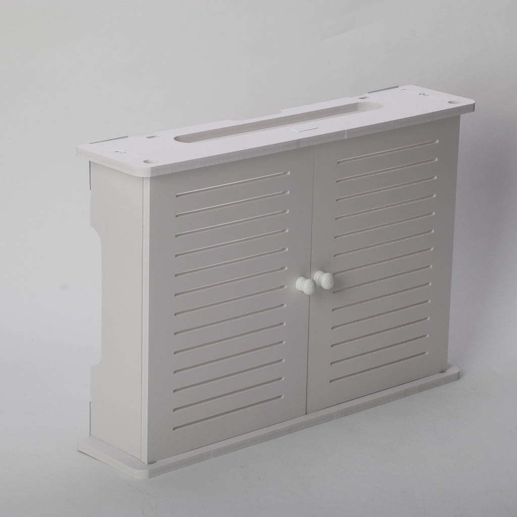 Wifi Router Shelf Storage Box Wall Mounted Cable Wire Hanging Bracket TV CD Box