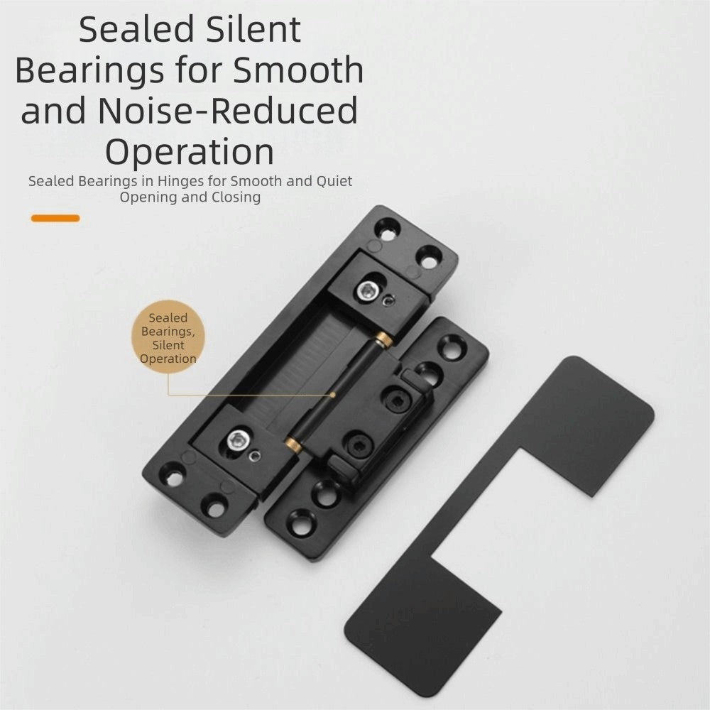 Hidden Door Hinges Adjustable Heavy Duty Easy to Install Thin Hardware