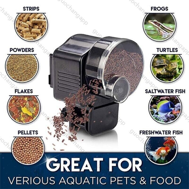 Automatic Fish Food Feeder Timer For Aquarium Tank Pond Flake Pellet Feeding
