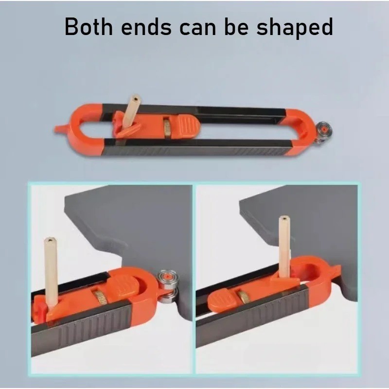 Profile Scribing Ruler Contour Gauge with Lock Precise Copy Irregular Shape Tool