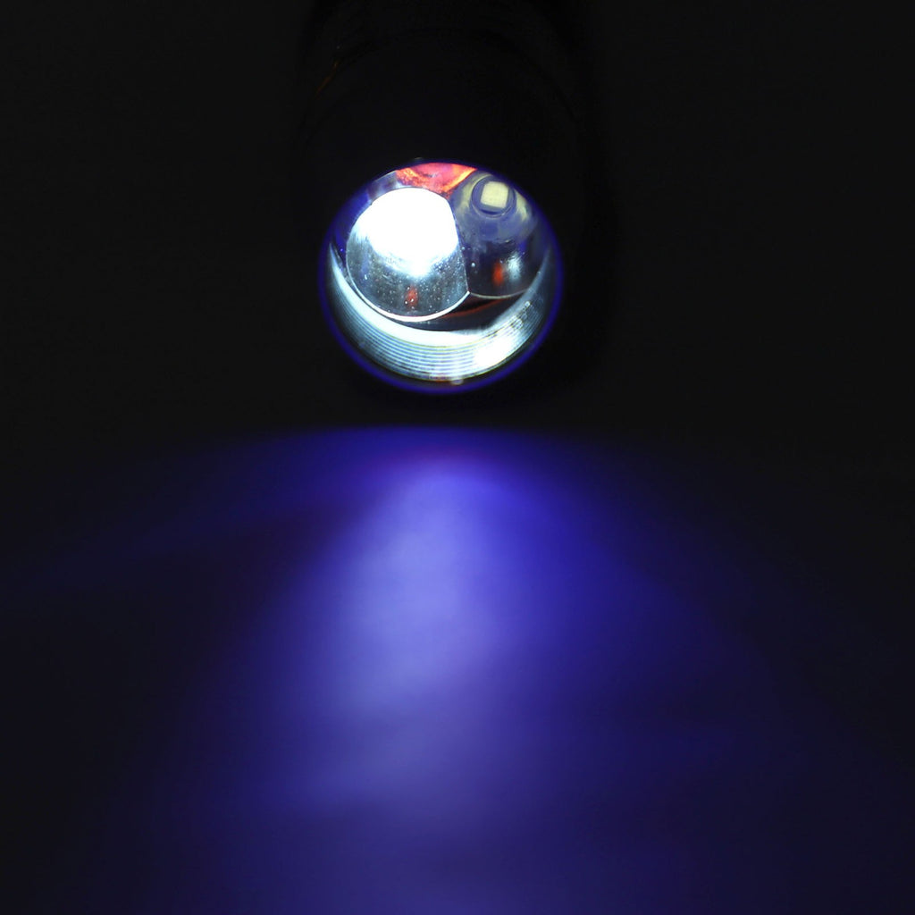 365nm Gemstone Identification Light UV White Yellow Light 3 In 1 LED Flashlig UK