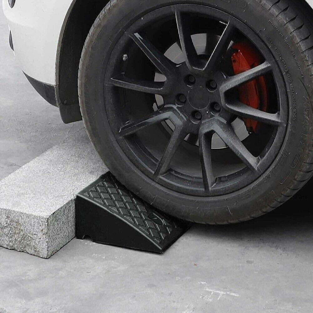 2x Heavy Duty Ramp Kerb Ramps Driveway Car Vehicle Threshold Ramp Curb Tool