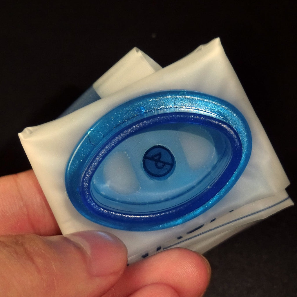 100*Oval Mouthpiece CPR Face Shiled One Way Valve First Aid Training Transparent