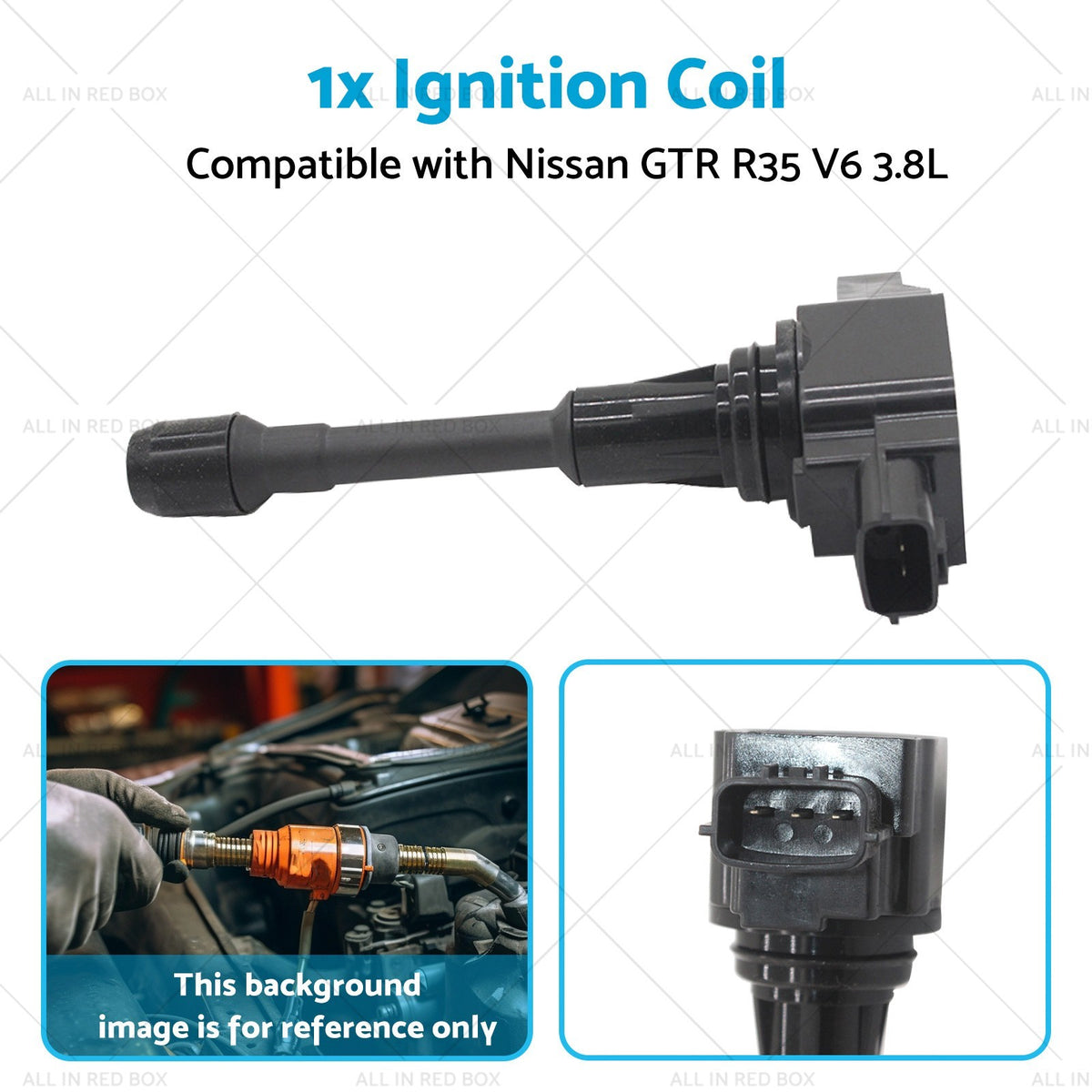 1x Ignition Coil Suitable for Nissan GTR R35 V6 3.8L 22448JF00B VR38DETT 08-15