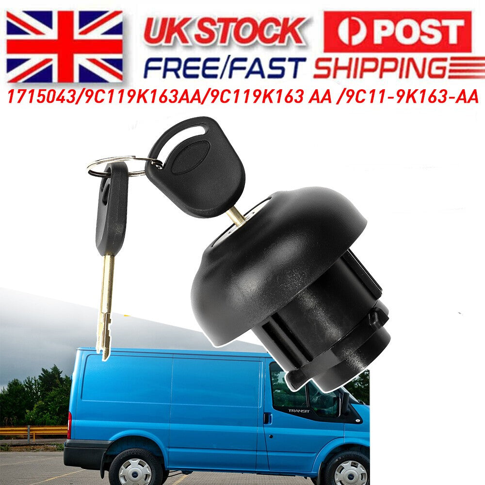 For Ford Transit MK6 MK7 2000-14 Locking Fuel Cap W/2 Keys Diesel Petrol 1715043