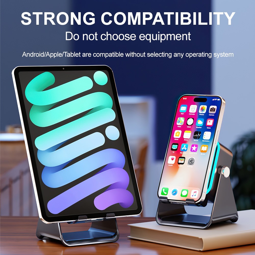 Wireless Induction Speaker 5-in-1 Bluetooth Speaker With Phone Stand for PAD UK