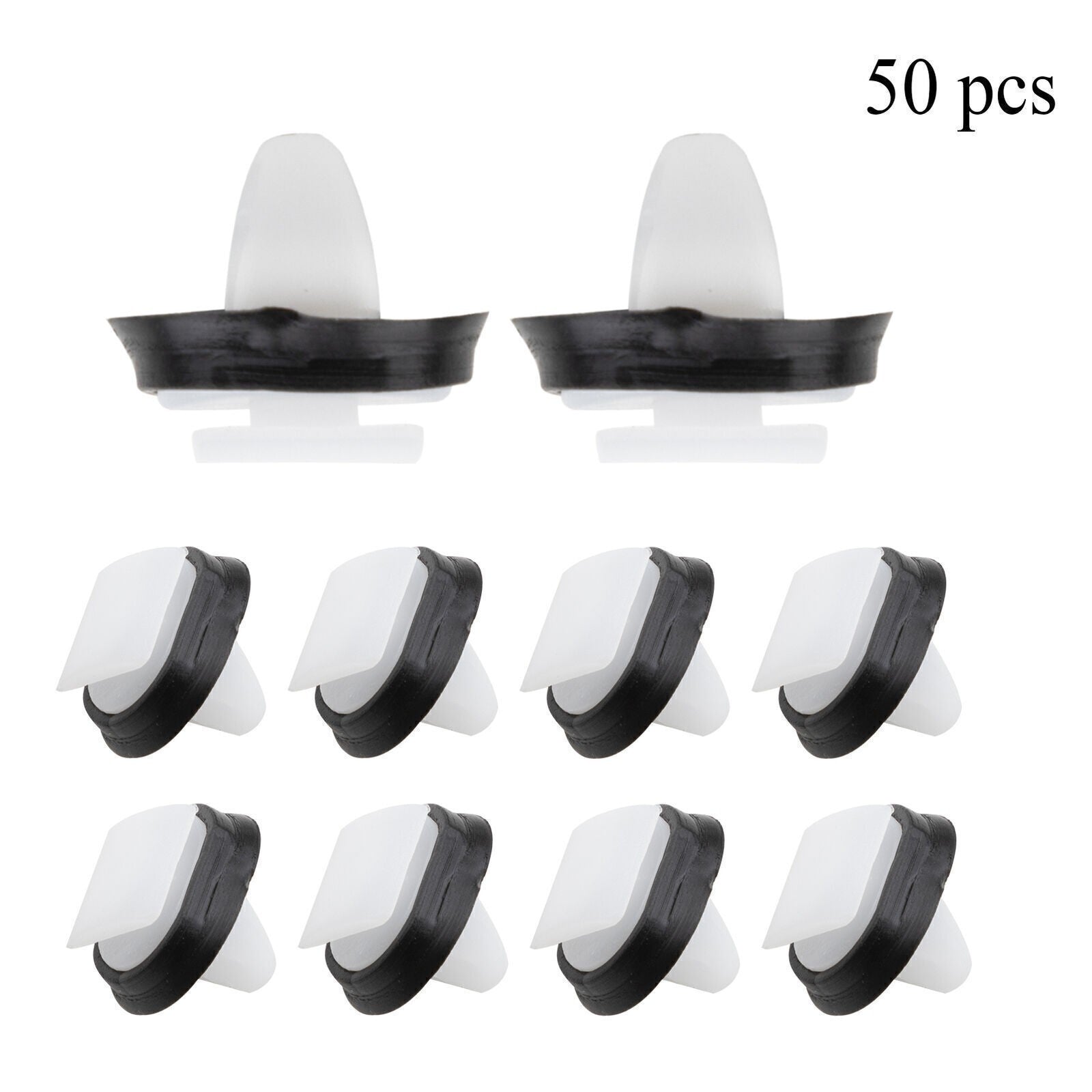 50x Side Door Moulding Panel Trim Clips Plastic For Citroen Relay Peugeot Boxer