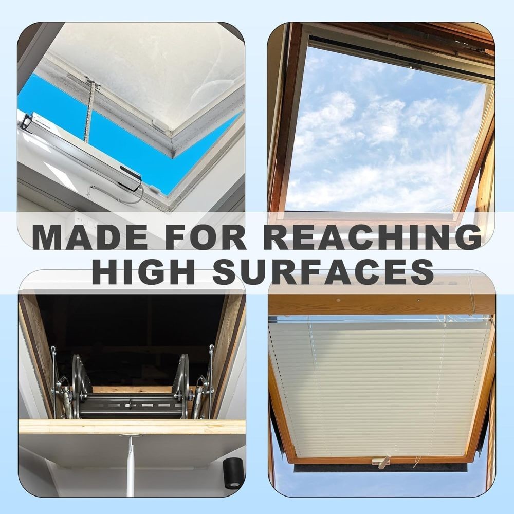 2M Window Pole Opener Compatible with Velux GGL & GGU Skylight Roof Windows UK
