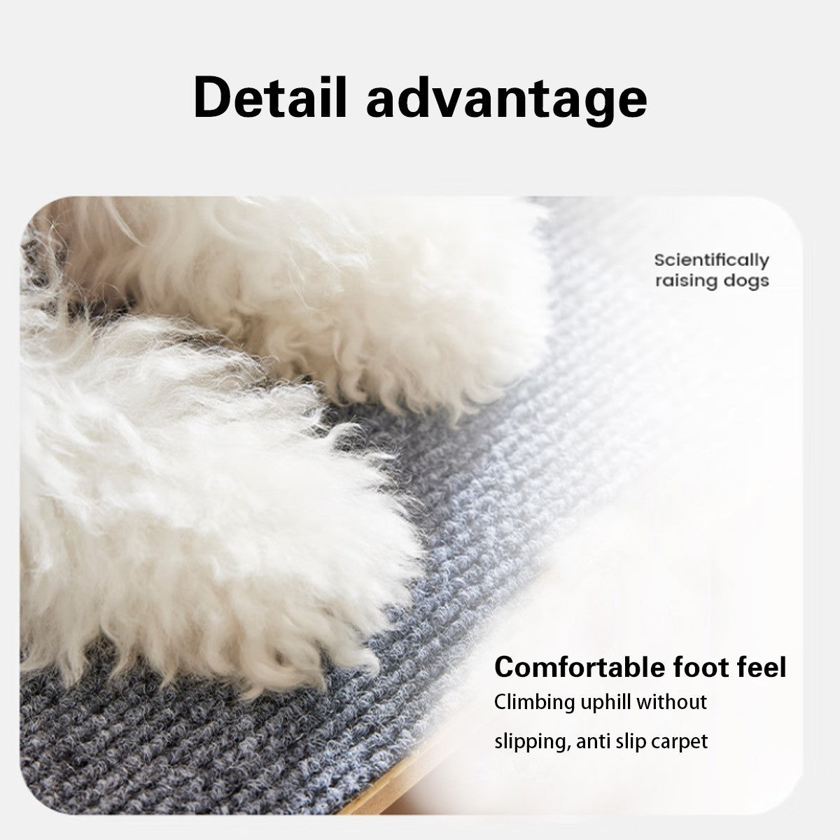 2/3 Steps Pet Ramp Wooden Dog Cat Steps Stairs Non-slip Safety Ladder For Sofa