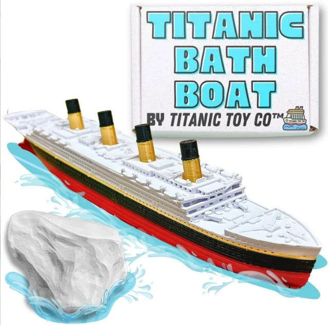 Break In Half RMS Titanic Toys UK Split In Half Titanic Bath Boat And Pool Toy