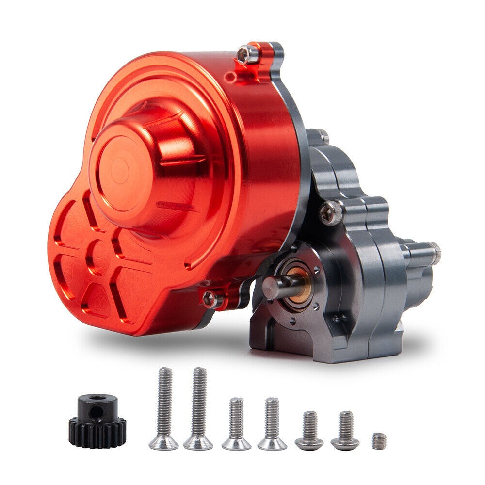 Metal Reverse Transmission Gearbox for 1/10 RC Crawler Axial SCX10 & SCX10 II