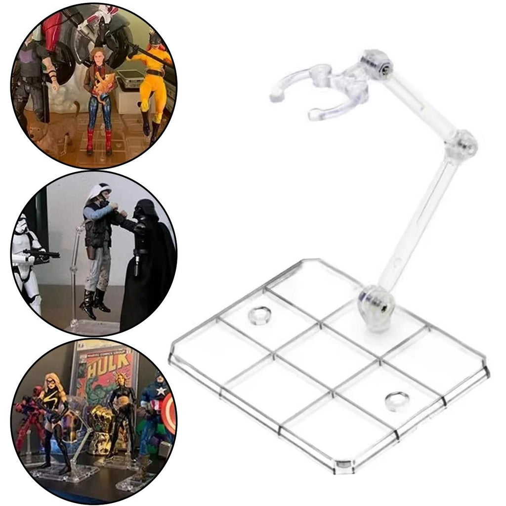 4x Toy Holder Action Figure Base Action Figure Display Stand Figure Bracket