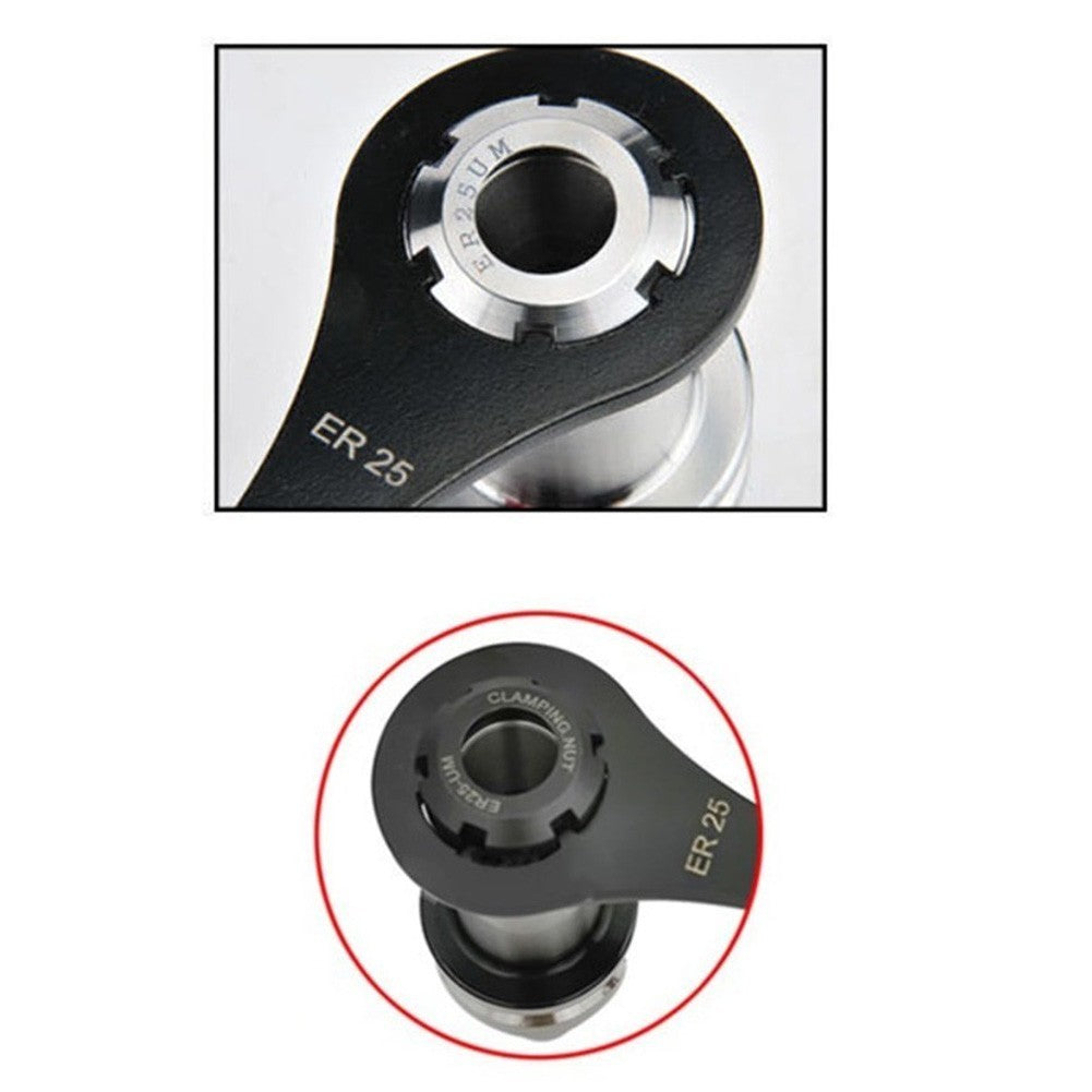 Red and Black For ER Collet Spanner for CNC Toolholder Locking and Removal