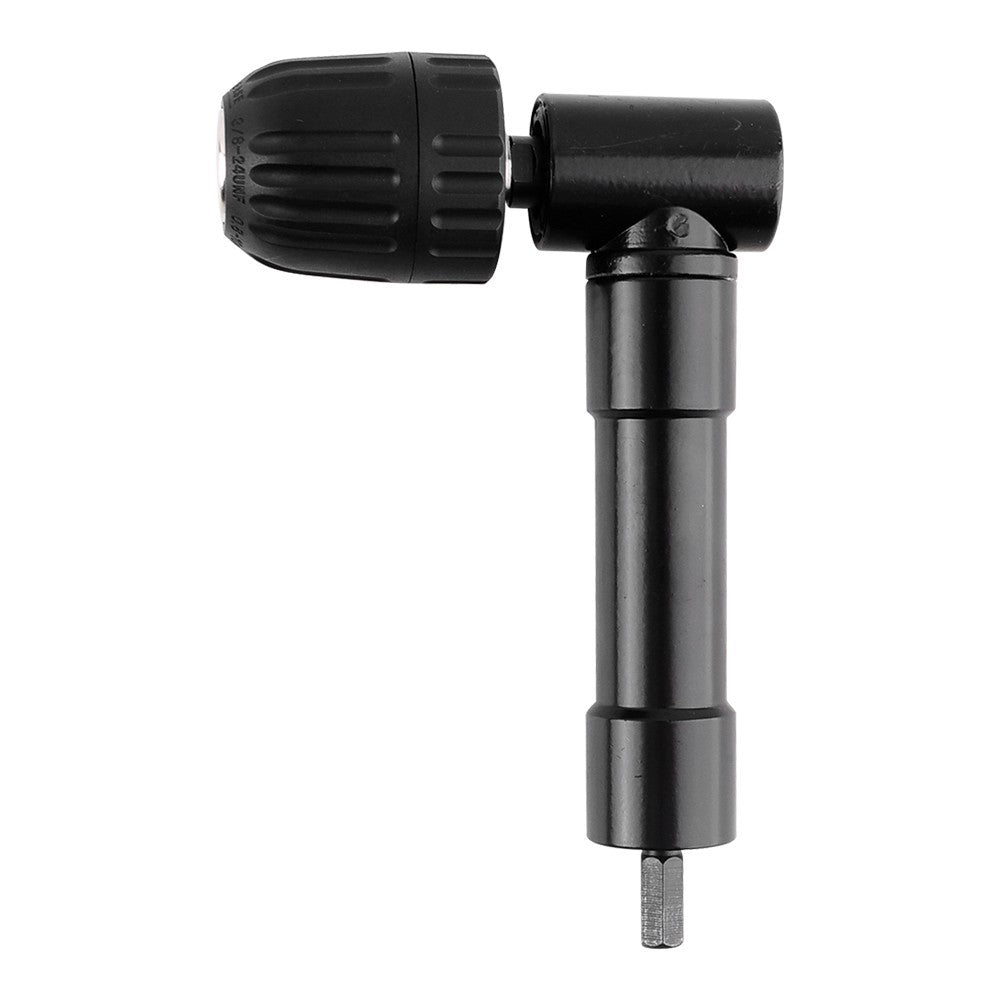 Right Angle 90° Angled Drill Attachment Adapter Metal 0.8mm-10mm 3/8-24UNF Chuck