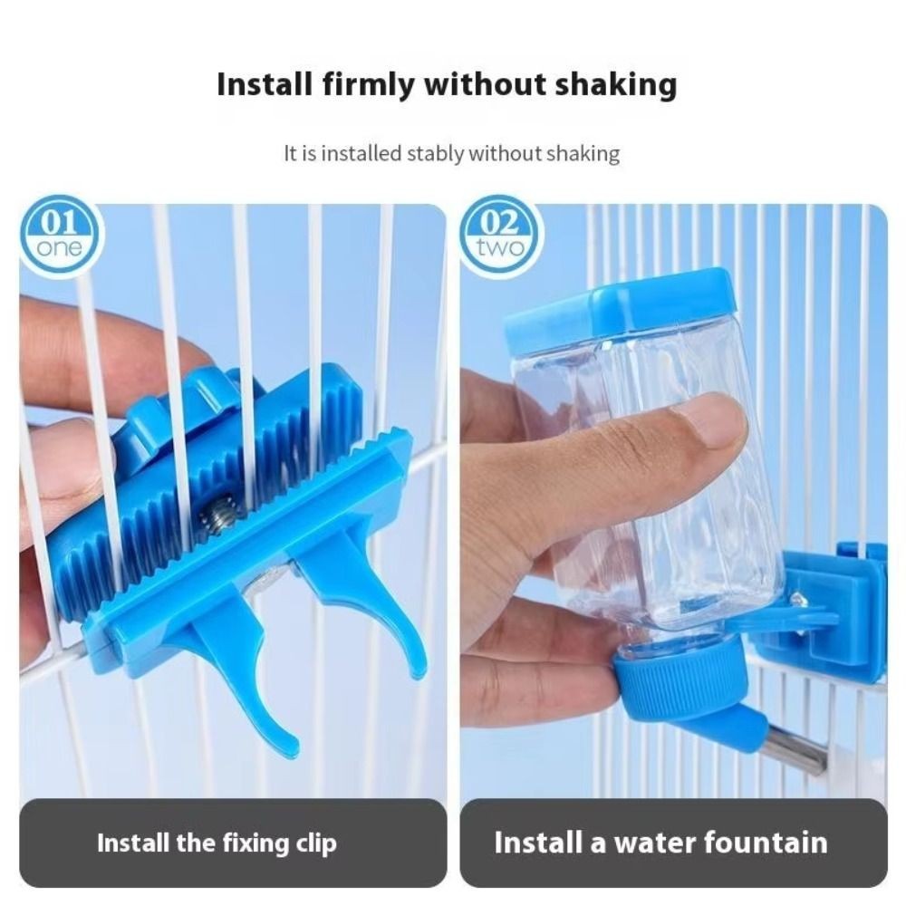 Bird Automatic Water Dispenser Cage Hanging Water  Feeder Bird Cage Accessories