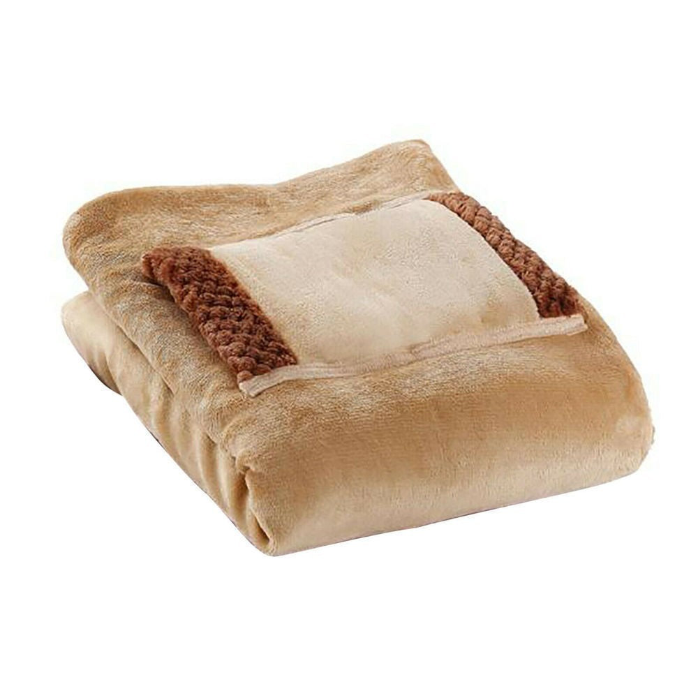 Large USB Electric Heated Blanket Warm Throw Poncho Wrap Blanket Shawl Portable