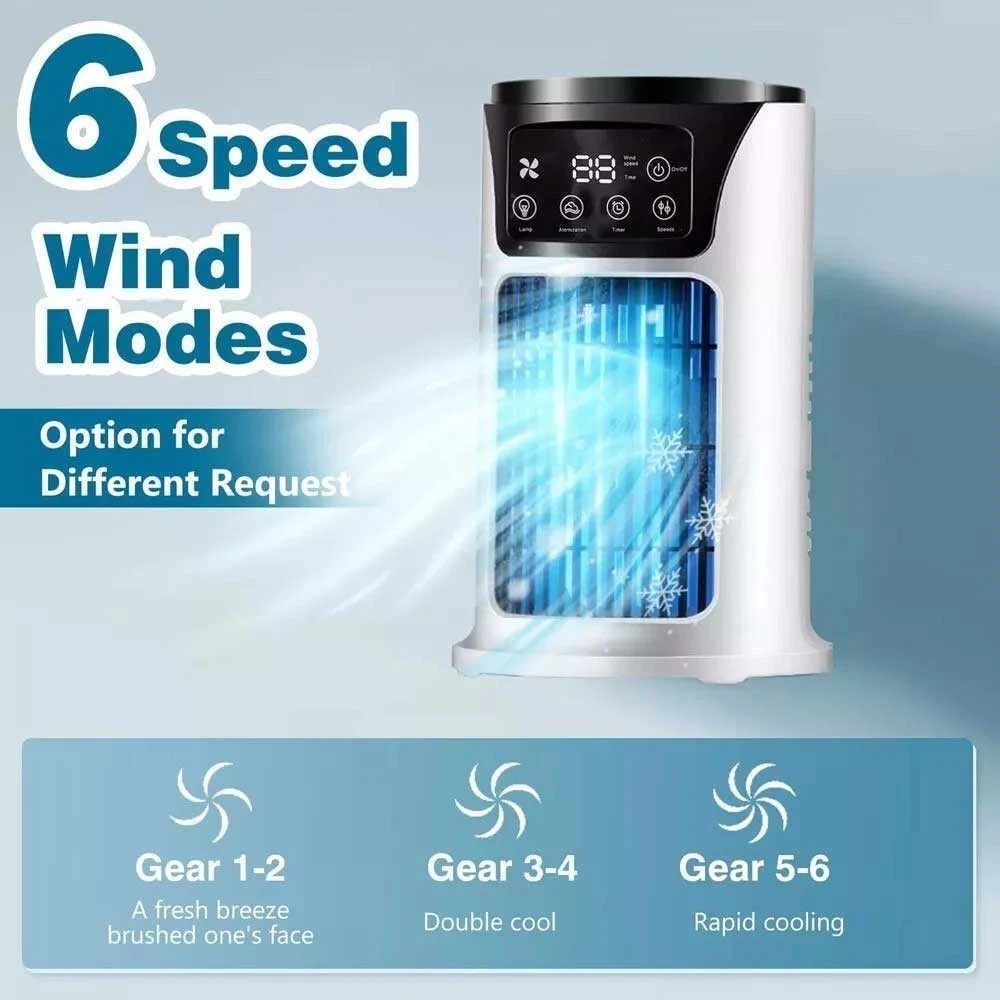 2026 Updated Portable Fan Unit Purifier Desk Bedroom