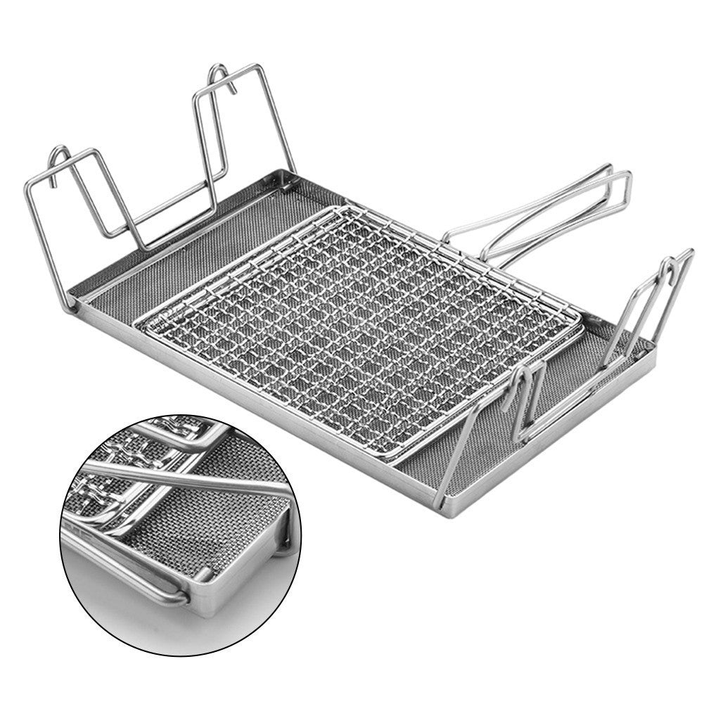 Stainless Steel Toaster Rack for Camping and Picnic Long lasting Durability