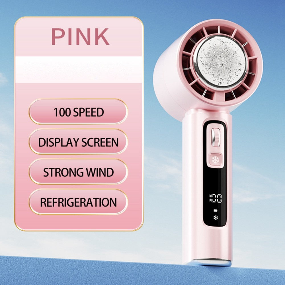 1X(Semiconductor Refrigeration High-Speed Handheld Electric Fan 4000mAh USB4735