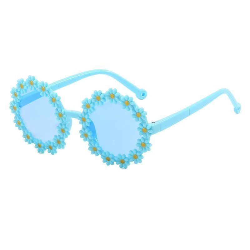Cute Flower-Shaped Sun-Protective Sunglasses For Children