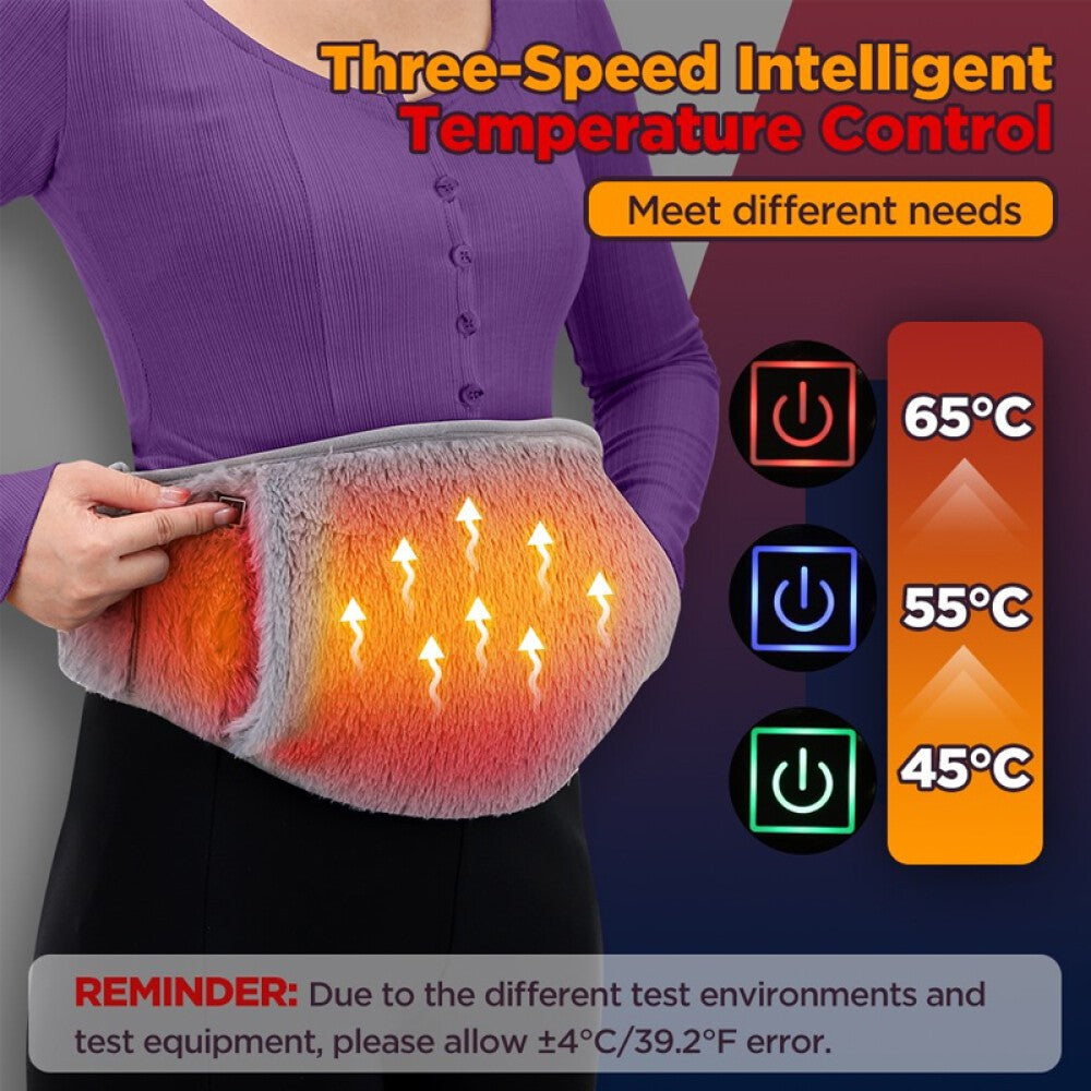 Heated Waist Belt Electric Waist Heating Pad Heated Back Belt Belly Warmer Band