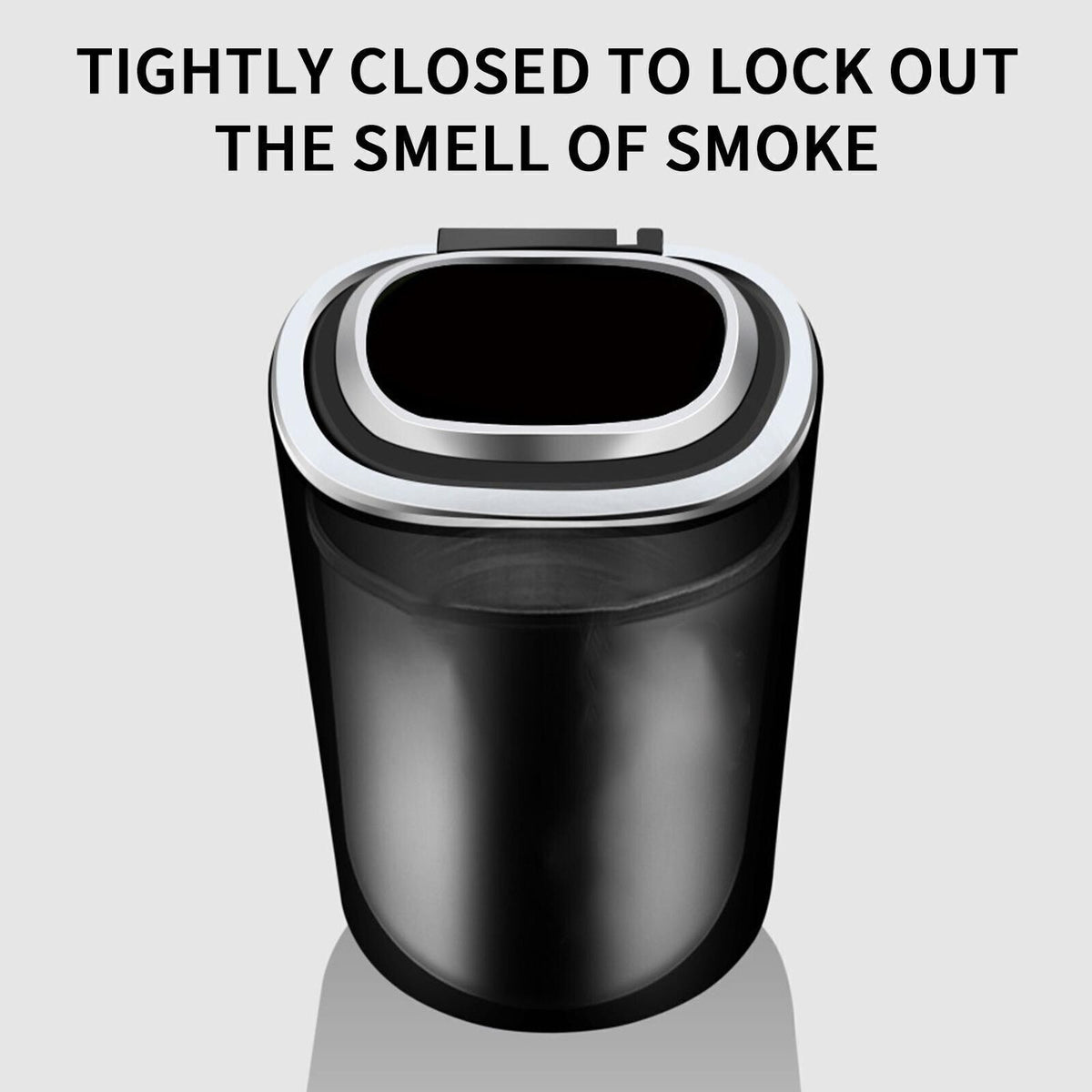 Auto Car Ashtray Cigarette Cup Ash Holder LED Light Lid Portable Detachable