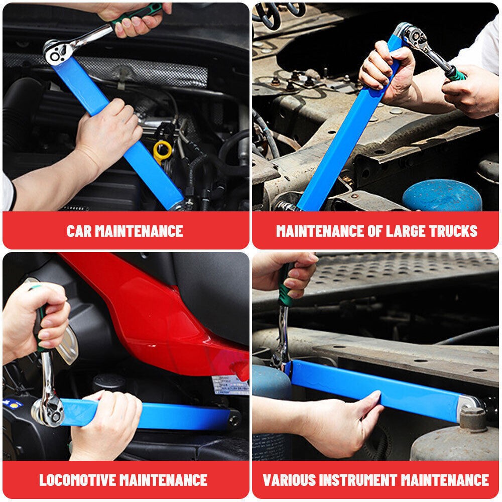 Ratchet Wrench Extender Set – Offset Spanner & Adapter Socket Extension, UK