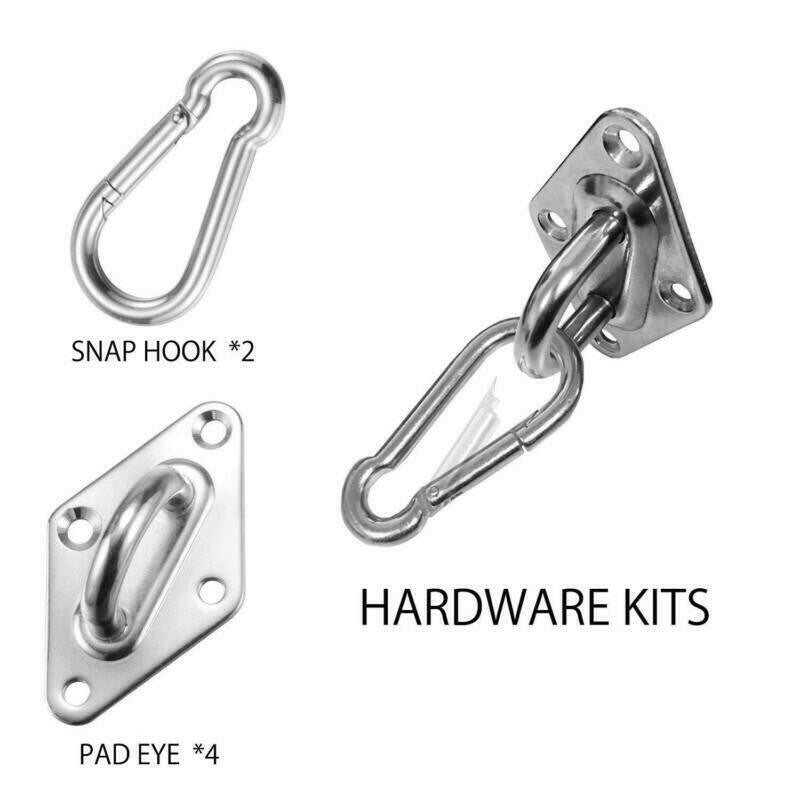 Stainless Steel Sun Shade Sail Accessory Wall Fixing Mounting Hardware Kit Tool